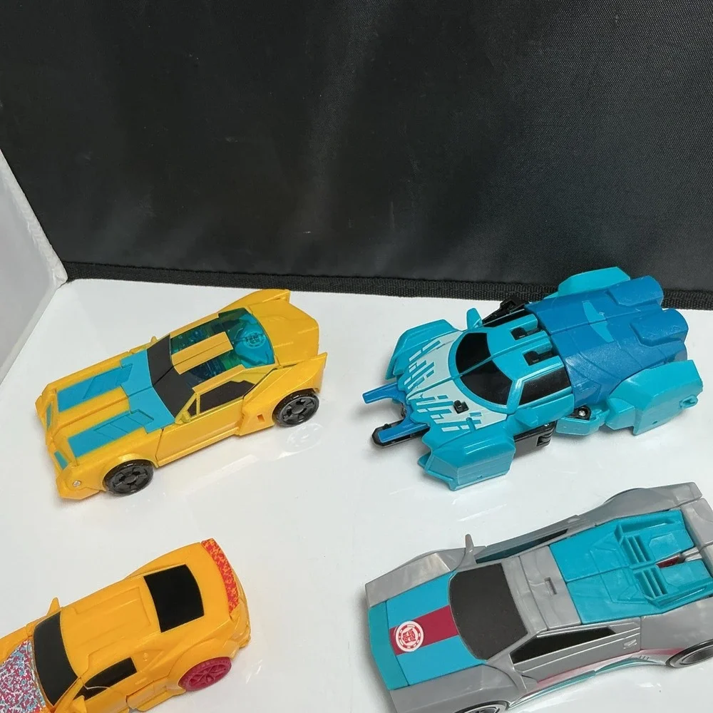 Transformers Lot Of 11 1-Step Changer Hasbro Turbo Changers Bumblebee Drift Car